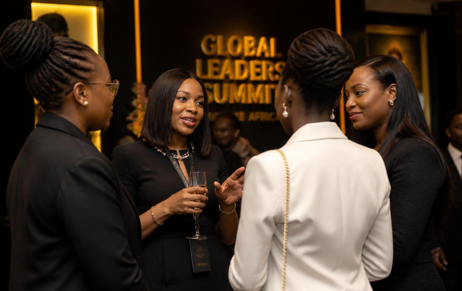African women connecting at a premium leadership experience